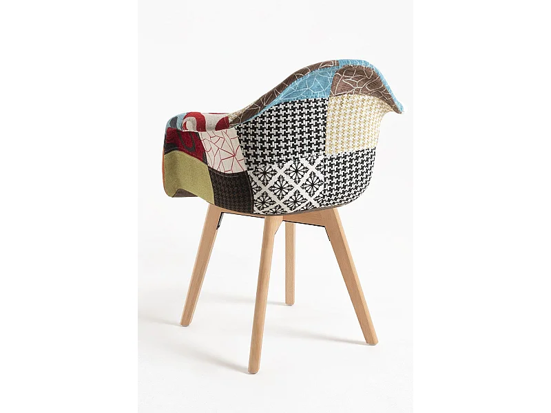 Packs Sillas Comedor - Pack 4 Sillas Belu Patchwork - Patchwork colores