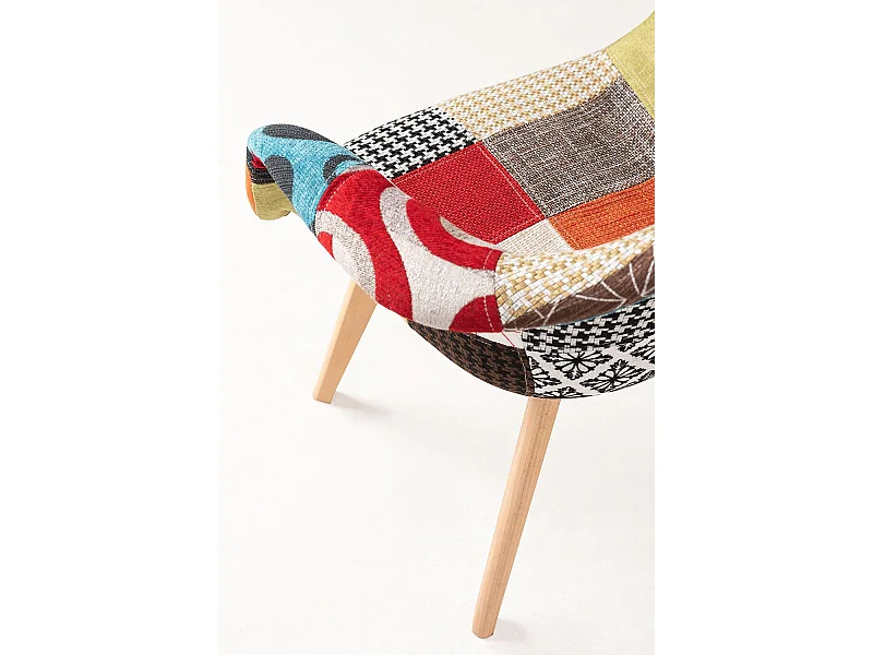 Packs Sillas Comedor - Pack 4 Sillas Belu Patchwork - Patchwork colores