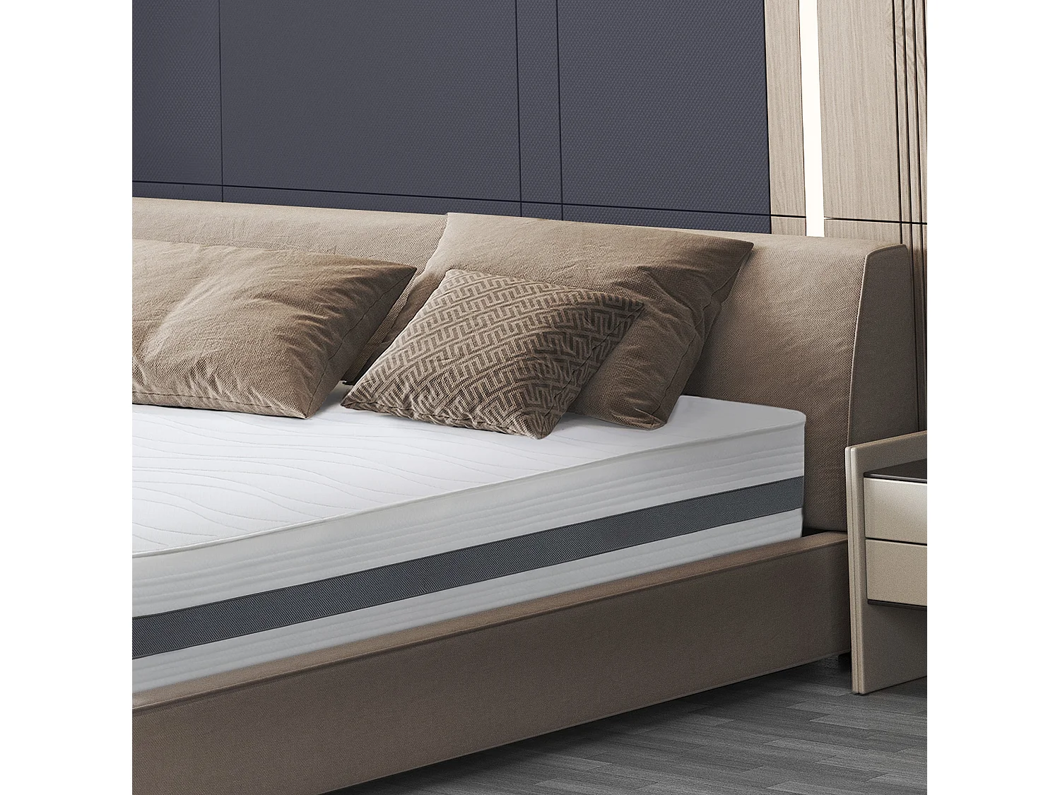 Matelas ESSENTIAL 80 X 190 Waterfoam Hypoallergénique 20CM made in Italy