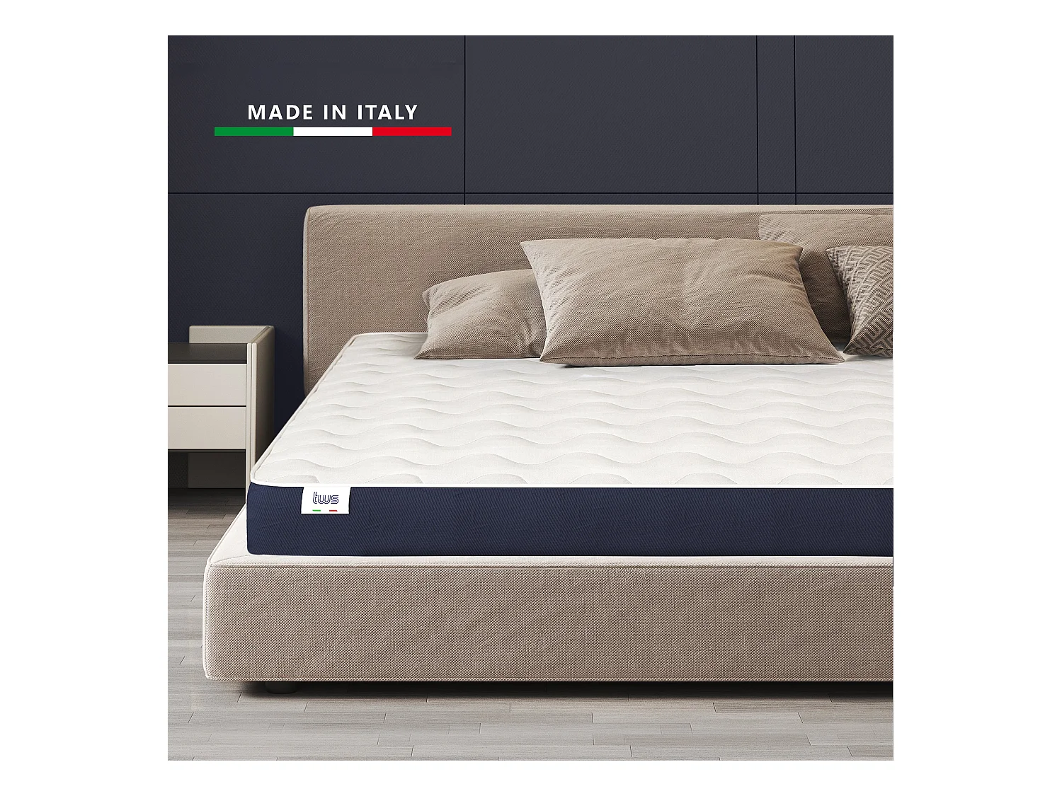 Matratze ESSENTIAL 160 X 190 Waterfoam hypoallergen 12CM made in Italy