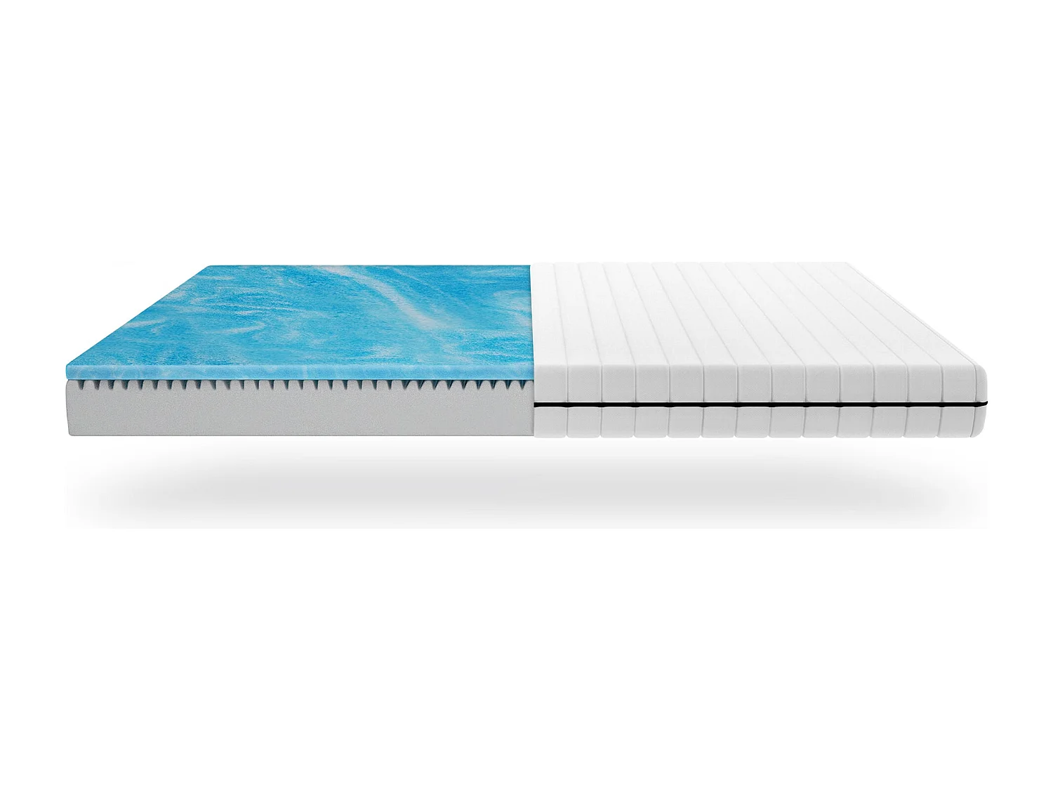 Matelas Mousse Froide & Gel – 160x200 Confort Premium, Fermeté Ajustable