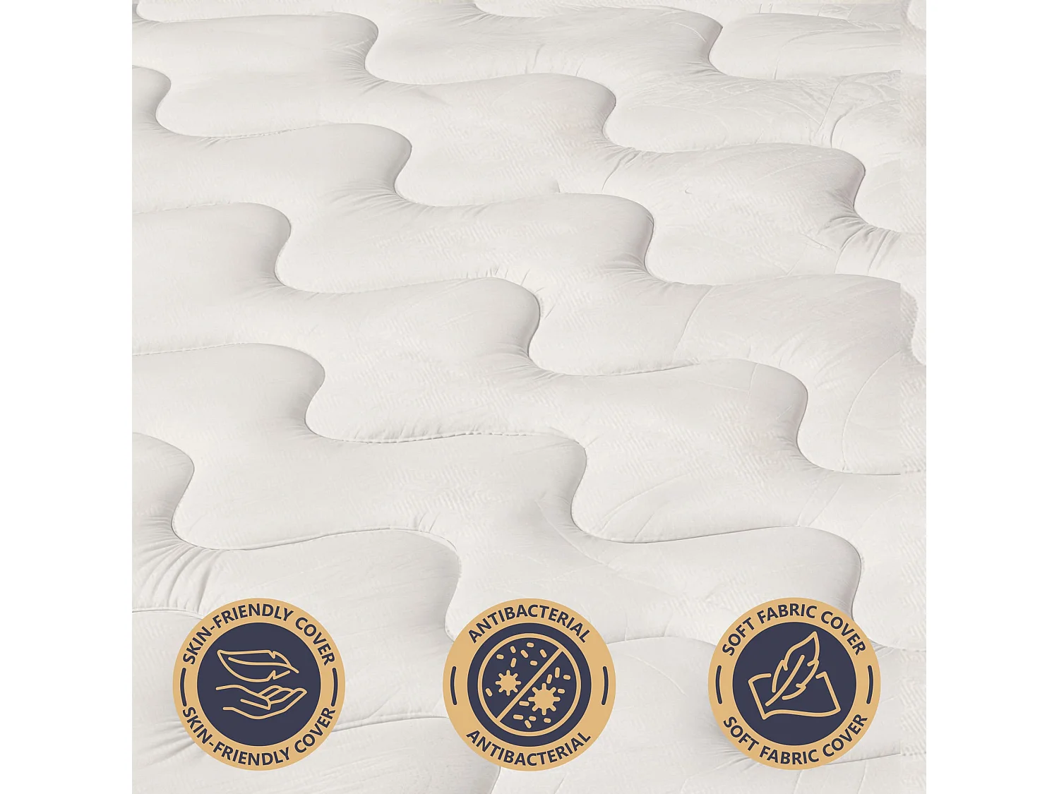 Matras ESSENTIAL 160 X 200 Waterfoam Hypoallergeen 14CM made in Italy