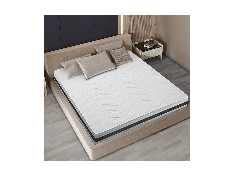Matelas ESSENTIAL 90 X 190 Waterfoam Hypoallergénique 16CM made in Italy