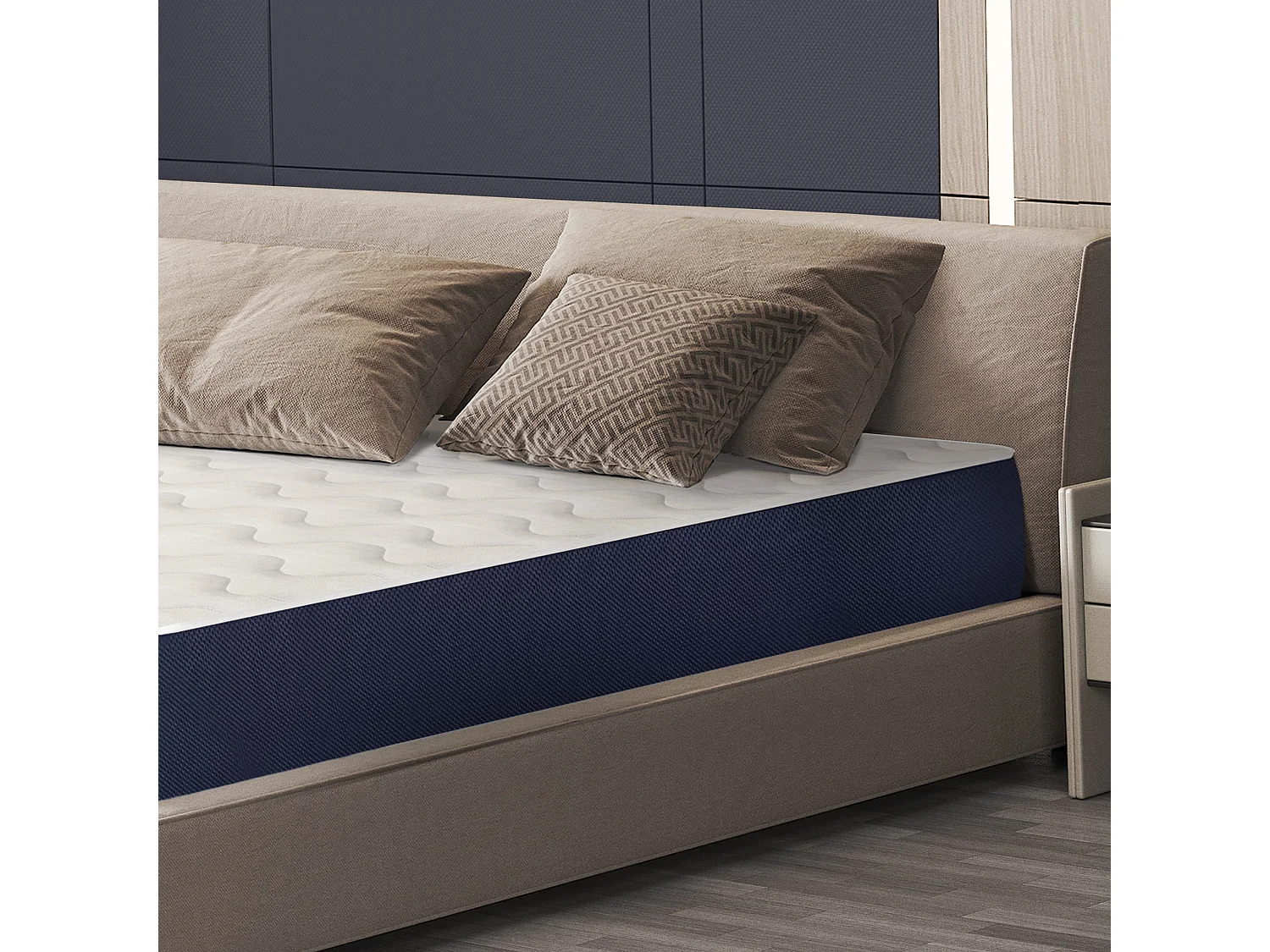 Matelas ESSENTIAL 120 X 200 Waterfoam Hypoallergénique 30CM made in Italy