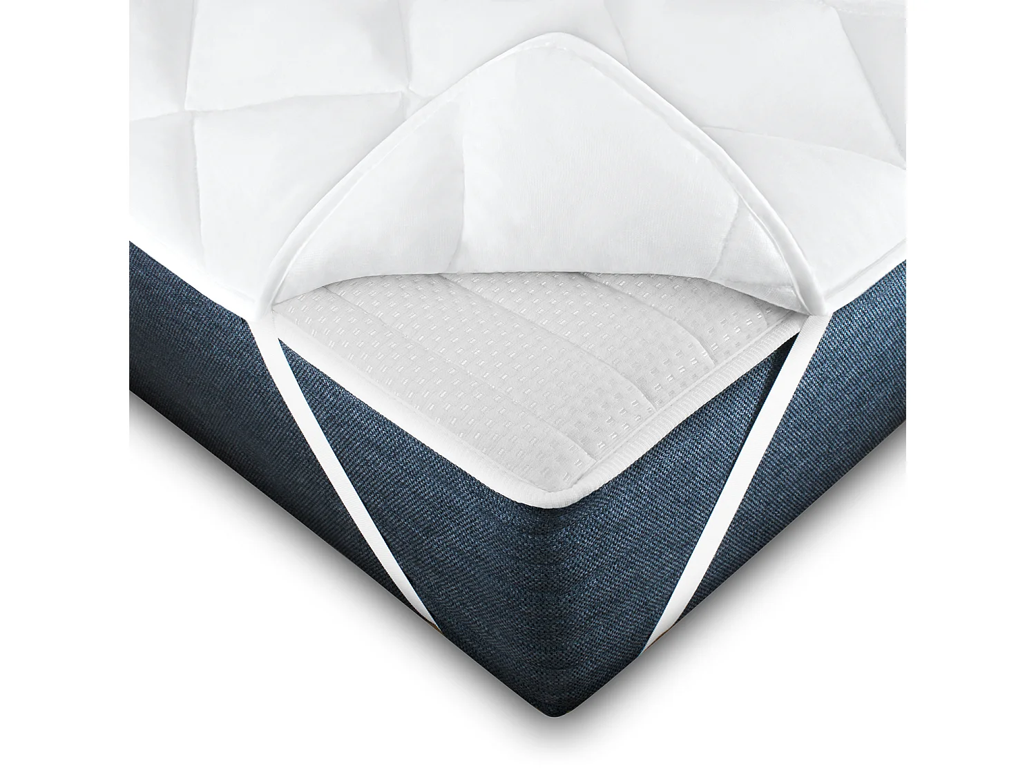 Topper pour Matelas Doux 160x200 cm – Confort Supérieur et Protection Optimale