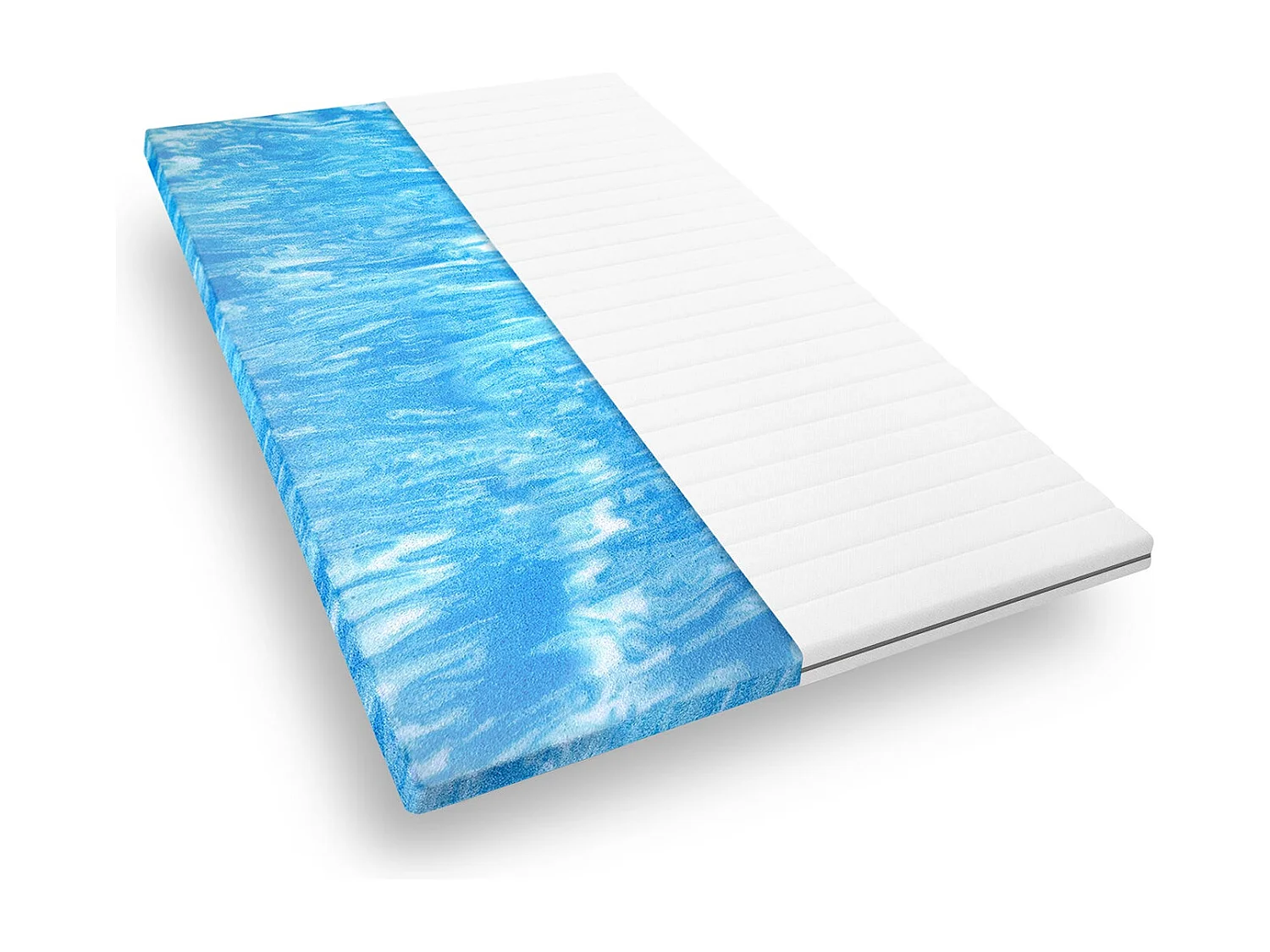 Surmatelas en Mousse Gel 5 cm – 200x200cm Soutien & Housse Respirante