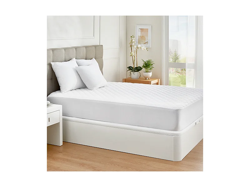 Gepolsterter und wasserdichter antiallergener Matratzenschoner