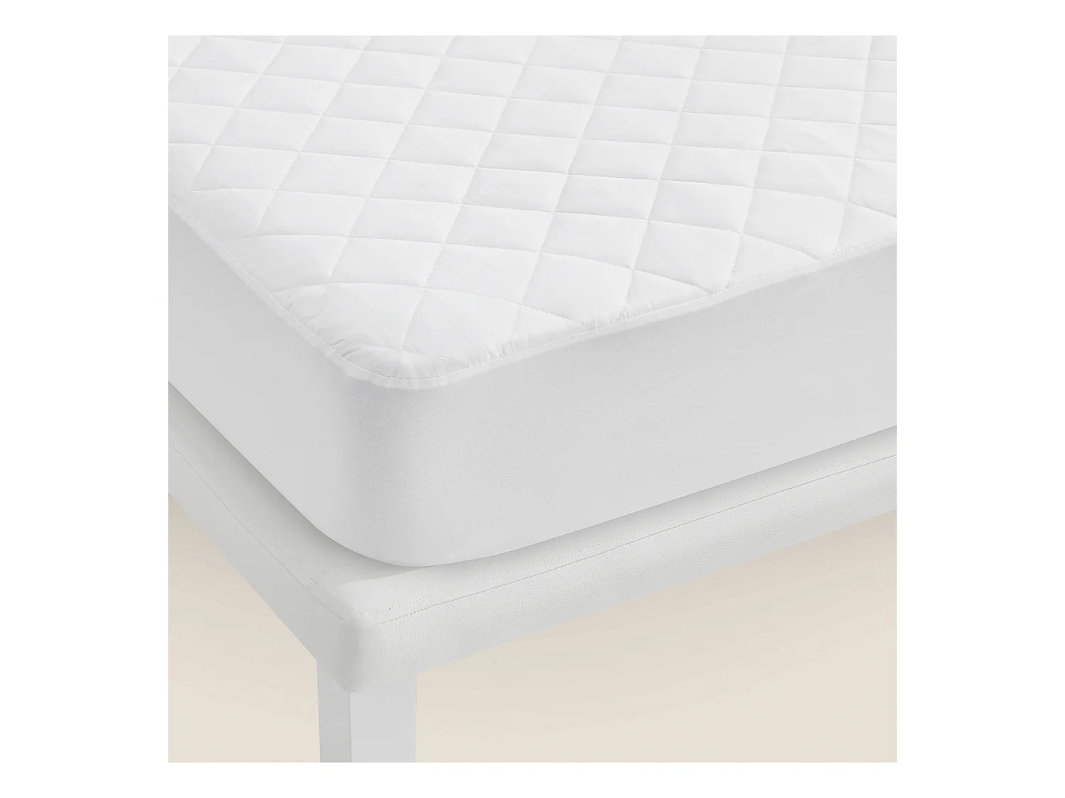 Antiallergische, waterdichte en gewatteerde matrasbeschermer