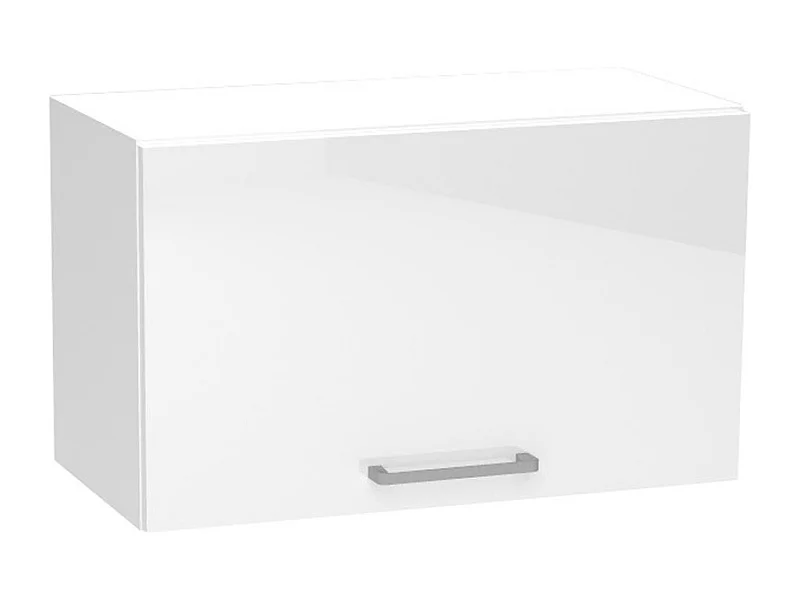 Meuble haut de cuisine coloris blanc avec 1 porte - longueur 60 x profondeur 28 x hauteur 36 cm