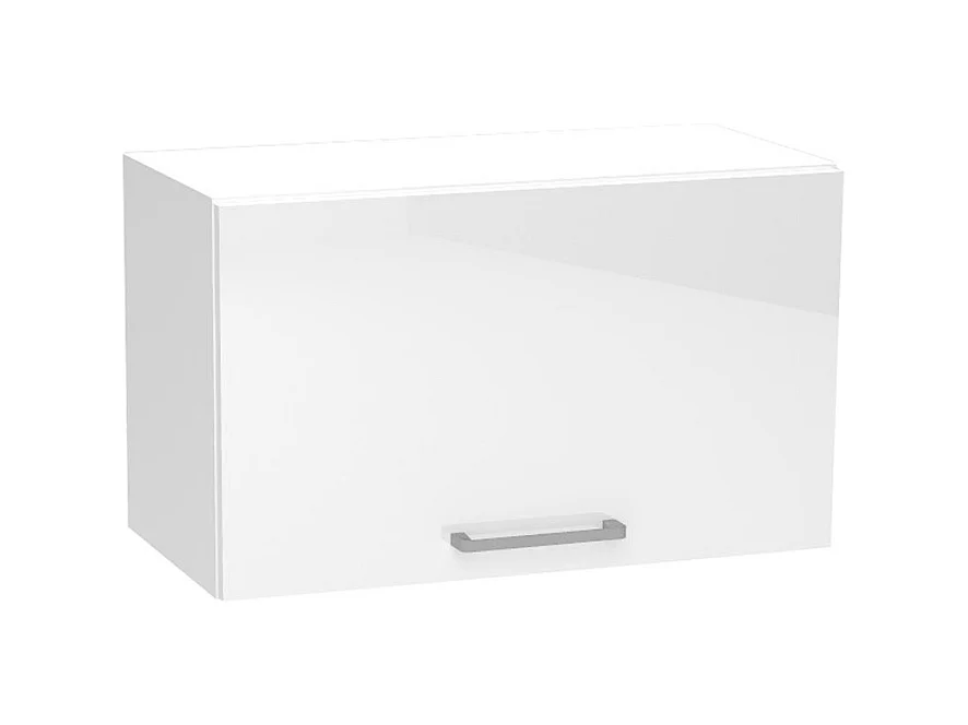 Meuble haut de cuisine coloris blanc avec 1 porte - longueur 60 x profondeur 28 x hauteur 36 cm