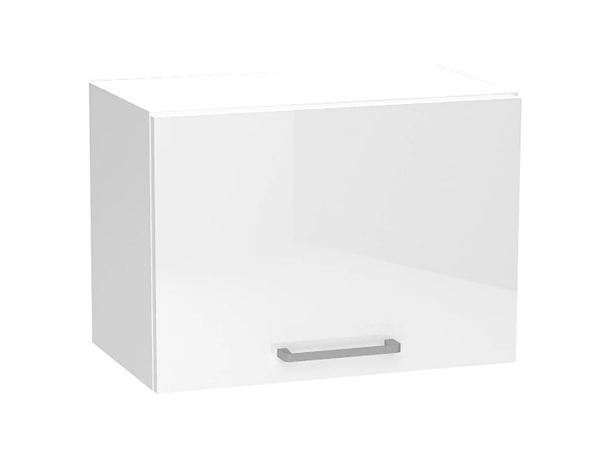 Meuble haut de cuisine coloris blanc avec 1 porte -  longueur 50 x profondeur 28 x hauteur 36 cm
