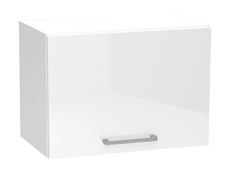 Meuble haut de cuisine coloris blanc avec 1 porte -  longueur 50 x profondeur 28 x hauteur 36 cm
