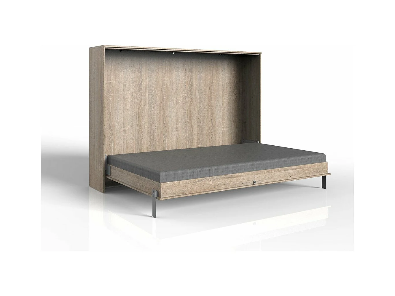 Lit escamotable horizontal 140x200 - L212 cm
