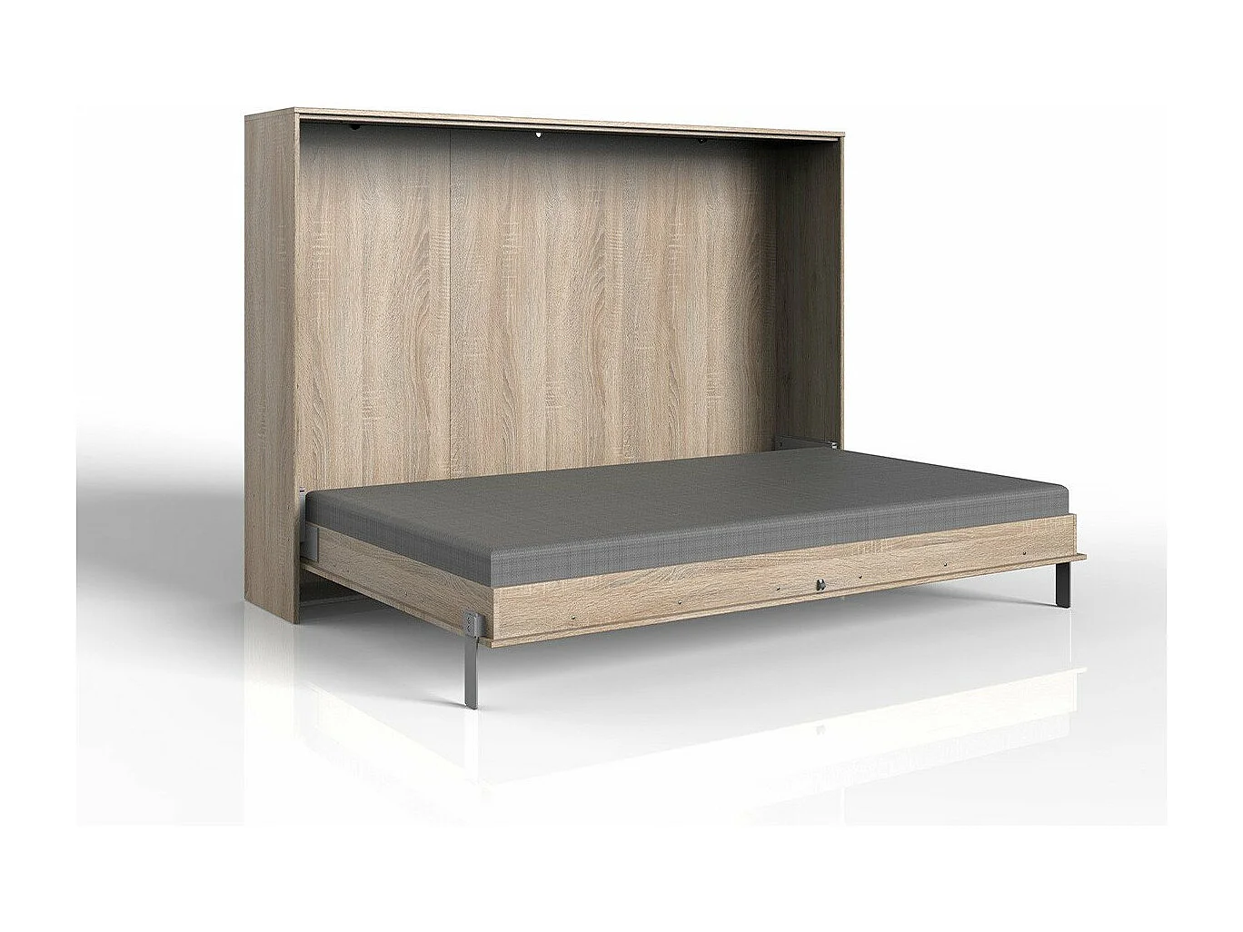 Lit escamotable horizontal 140x200 - L212 cm