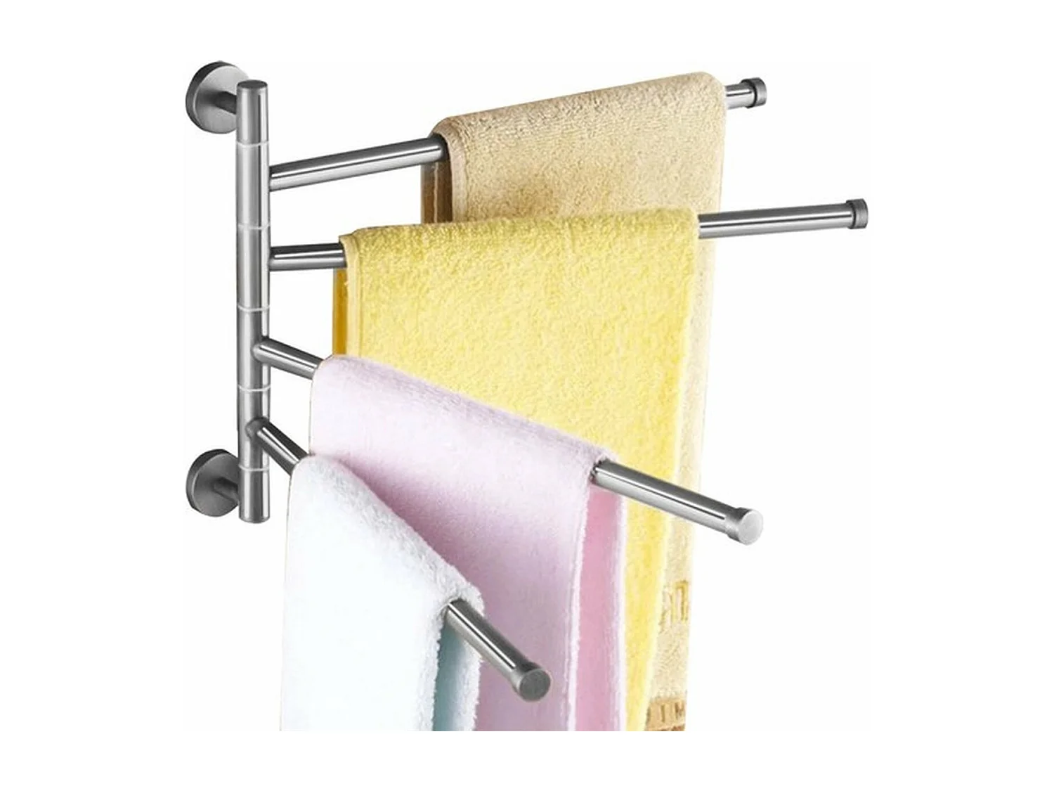 Porte-serviettes de salle de bain mural 43 x 35 cm