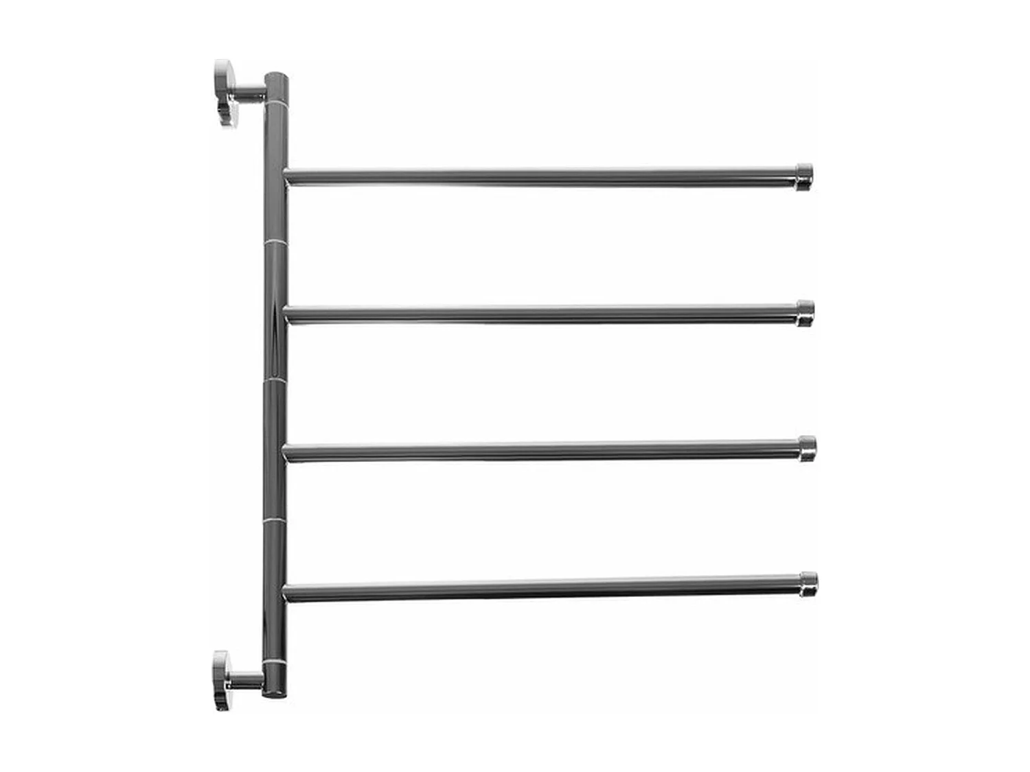 Porte-serviettes de salle de bain mural 43 x 35 cm