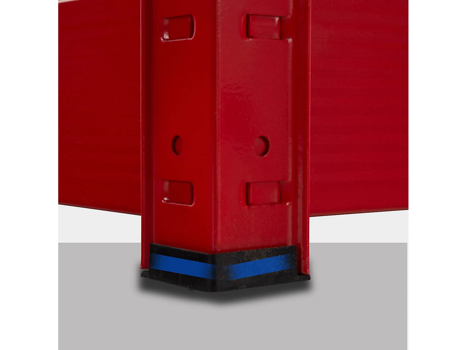 Étagère enfichable - Métal - 160 x 60 x 180cm - Rouge - Schwerlastregal