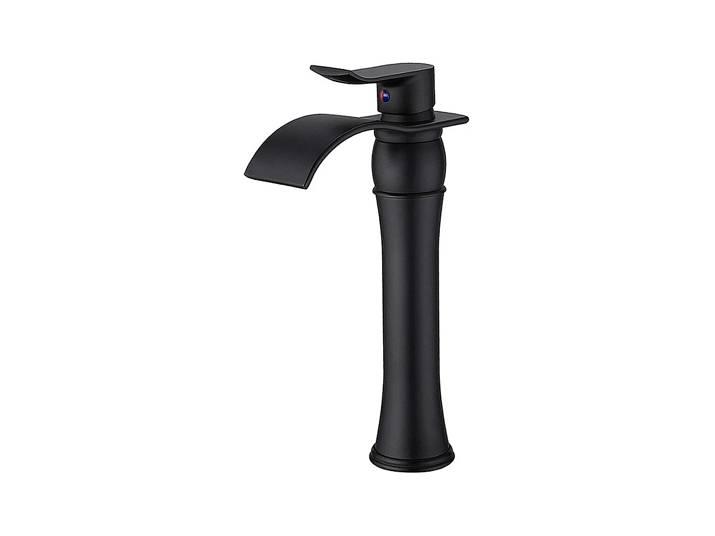 Robinet de salle de bain cascade mitigeur vasque haut peintre Noir rétro style
