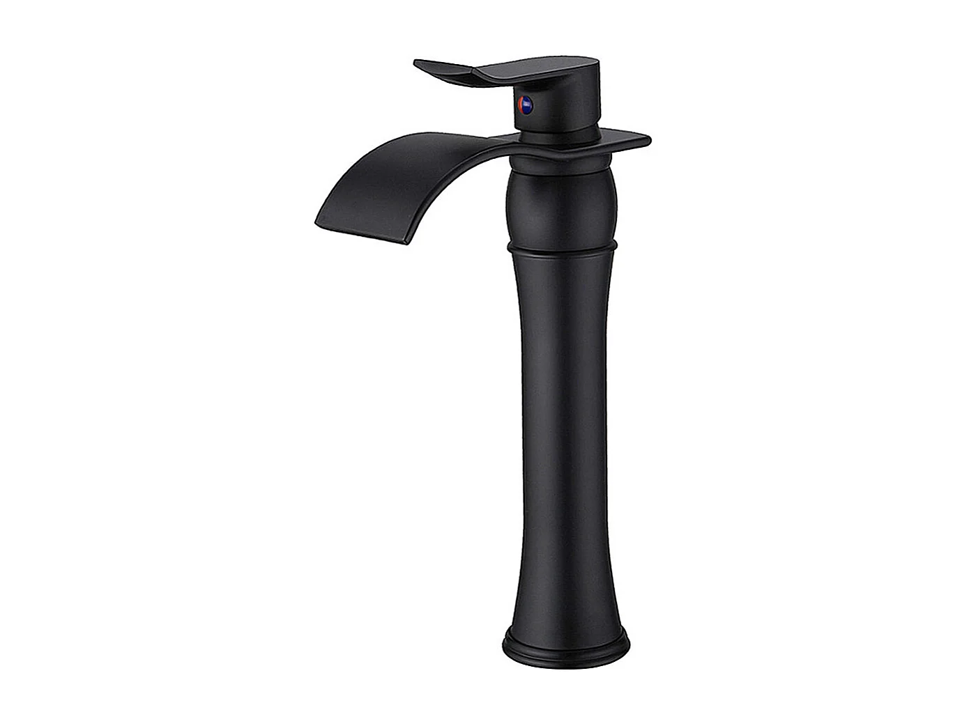Robinet de salle de bain cascade mitigeur vasque haut peintre Noir rétro style