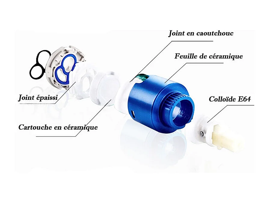 Robinet Mitigeur lavabo salle de bain personnalisée évier robinet cascade contemporaine mitigeur finition chromée