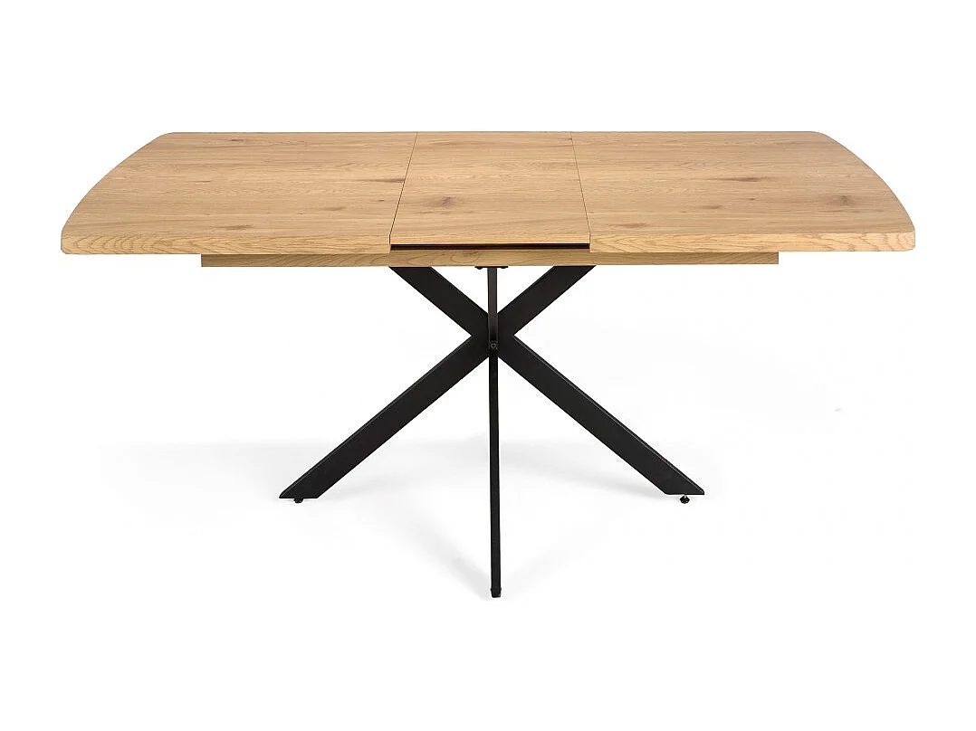 Mesa comedor Roble extensible sincronizada Modelo DAKOTA 140/180 x 90 x 76 cm Patas Metal