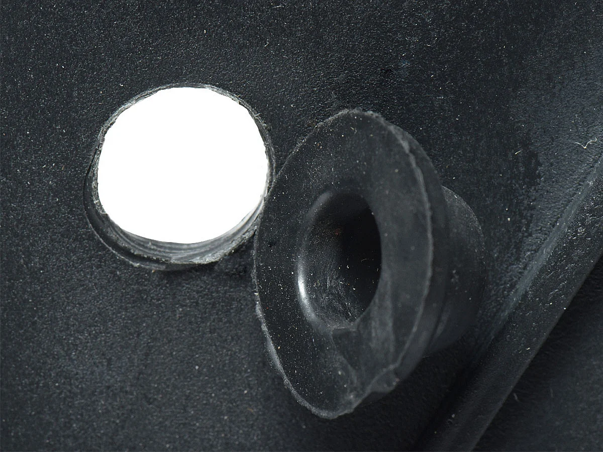 Lot de 3 cache-pots en polyrotin anthracite rond - Jardideco