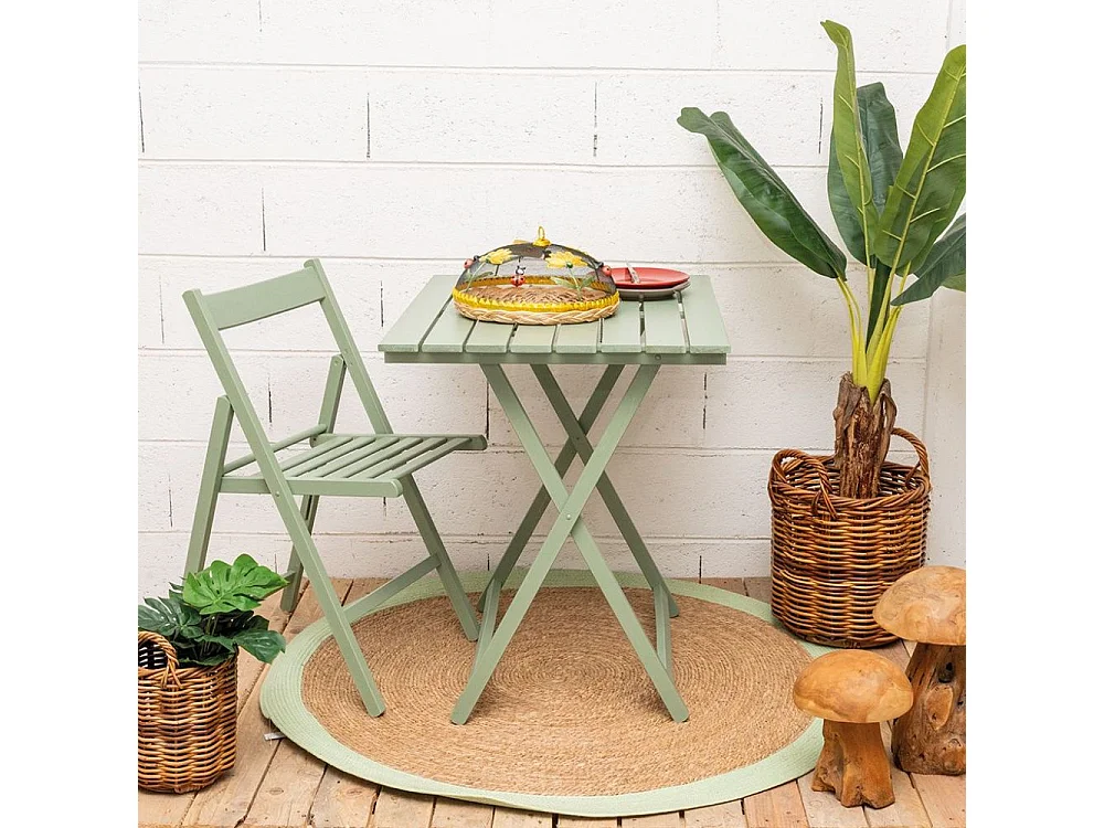 Table pliante 60 x 80 cm en bois