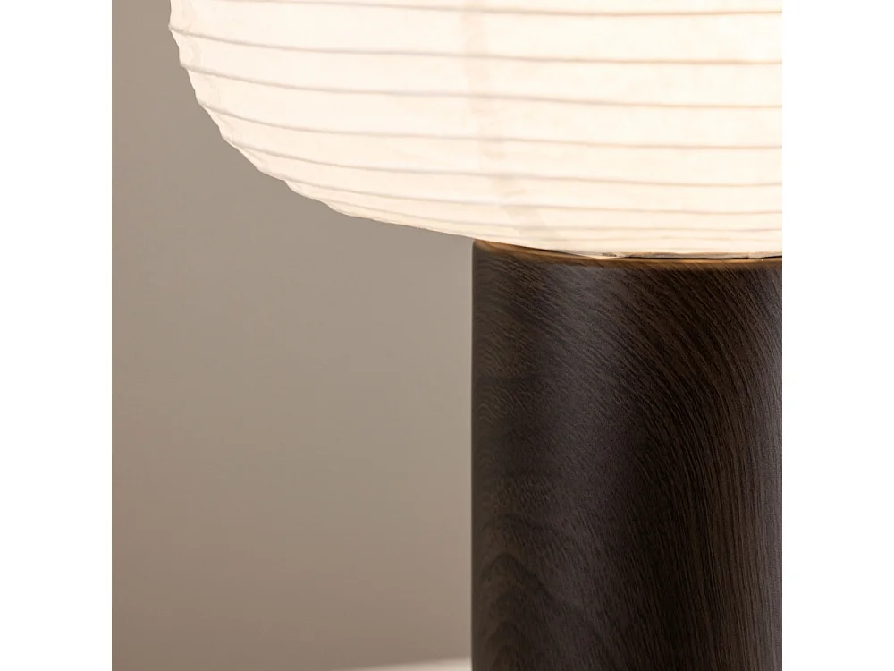 Lampe à Poser Design "Hovfjallet" 32cm Marron