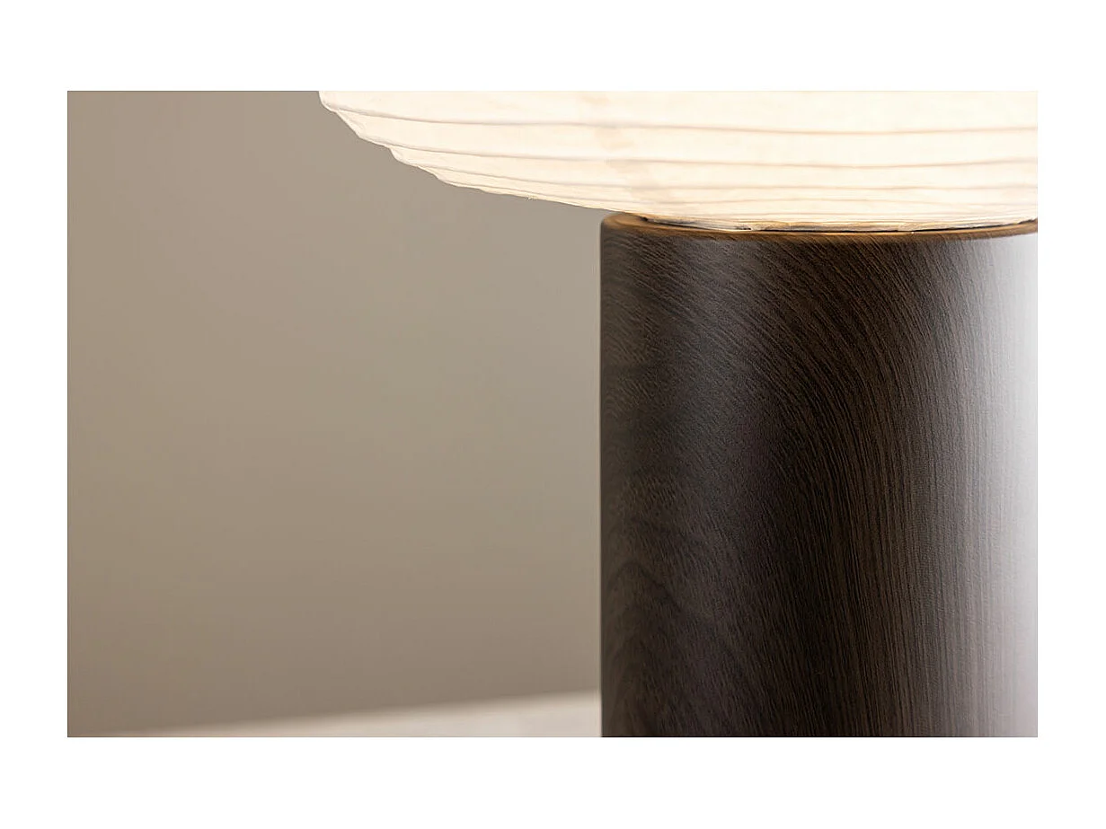 Lampe à Poser Design "Hovfjallet" 32cm Marron