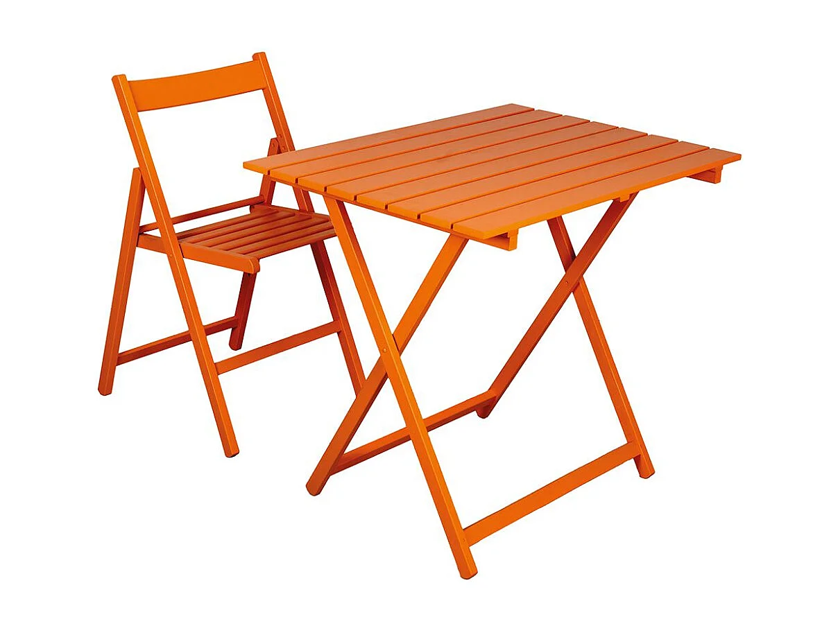 Chaise pliante en bois