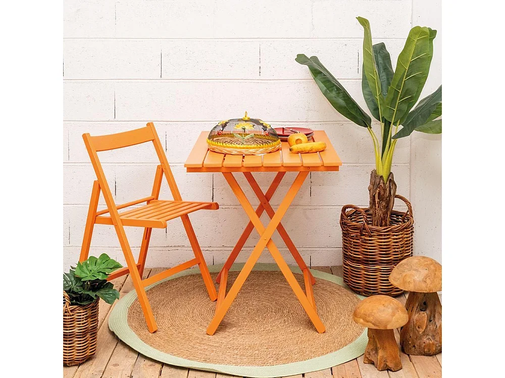 Table pliante 60 x 80 cm en bois