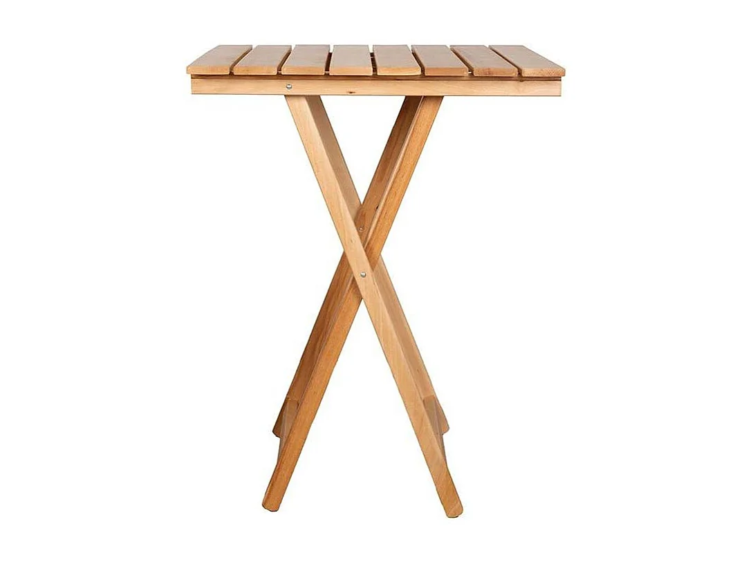 Table pliante 60 x 60 cm en bois