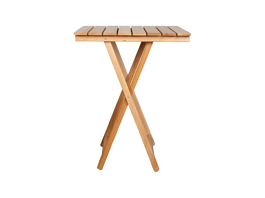 Table pliante 60 x 60 cm en bois