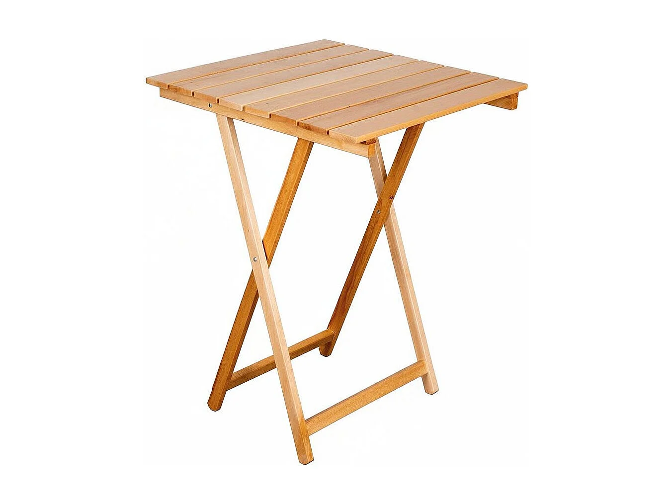 Table pliante 60 x 60 cm en bois