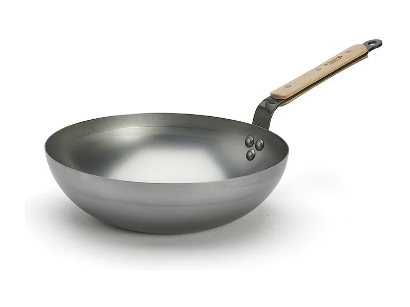 Wok bombé Minéral B bois 28 cm
