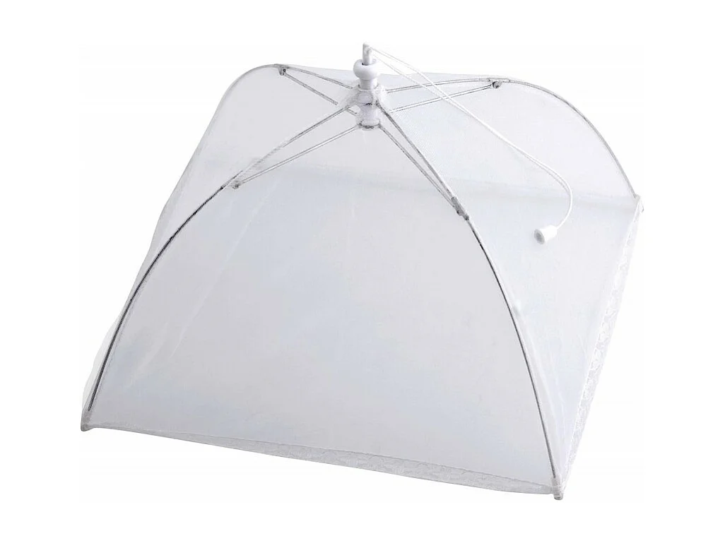 Cloche Alimentare Pieghevole in Tela 35 cm - Proteggi-Piatti Anti-Insetti