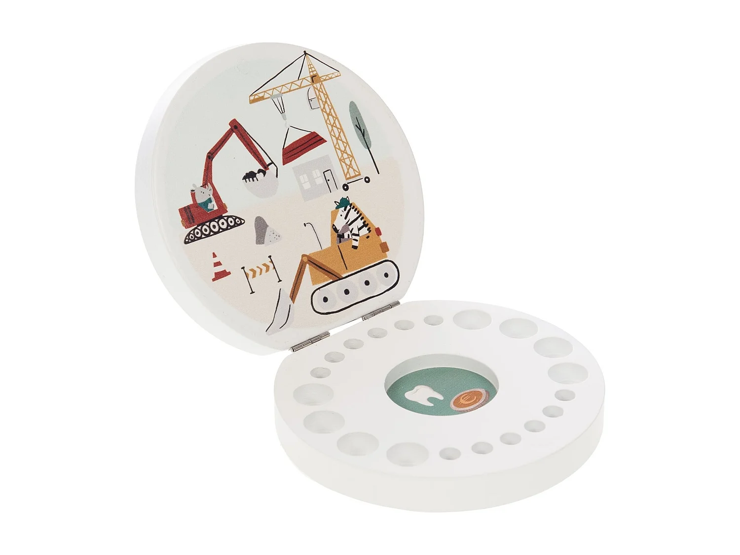 Boîte pour dents de lait blanche 3x12x12 cm