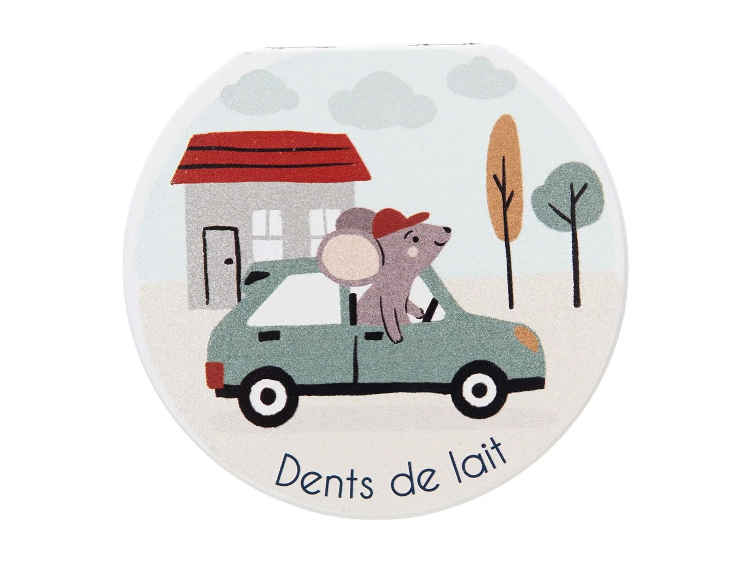 Boîte pour dents de lait blanche 3x12x12 cm