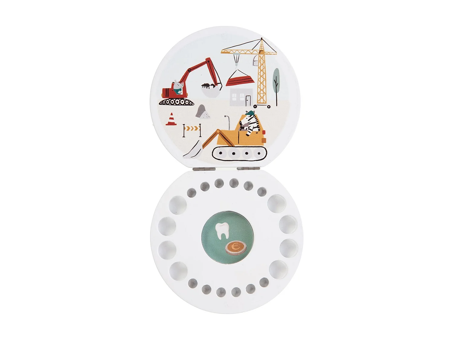 Boîte pour dents de lait blanche 3x12x12 cm