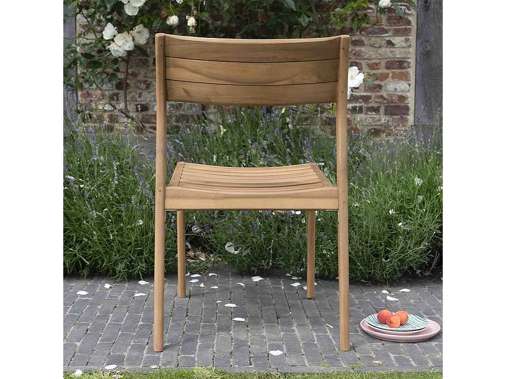 Sedia in teak massello