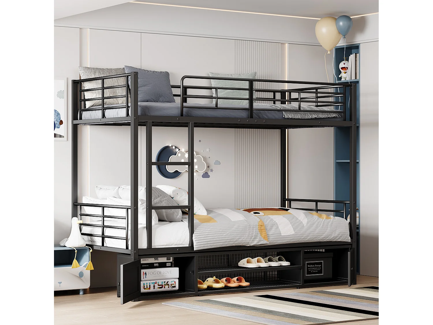 Cama acolchoada para adulto 180 x 621 cm, sem cabeceira, com faixa LED (monocromática), base com suspensão hidráulica, bege.