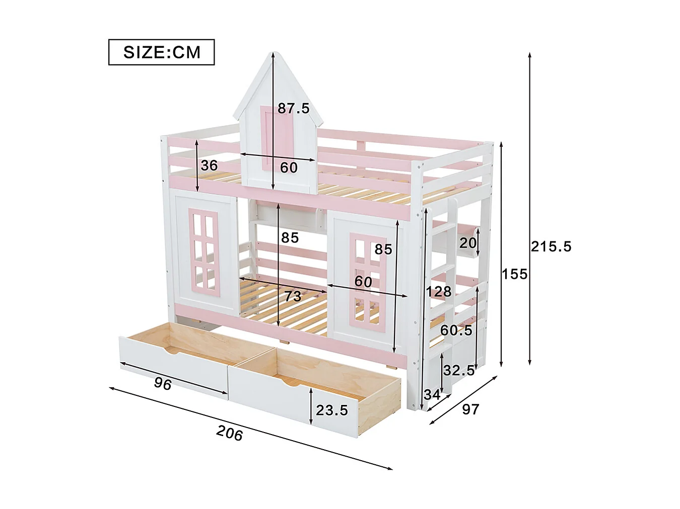 Cama acolchoada para adulto 180 x 431 cm, sem cabeceira, com faixa LED (monocromática), base com suspensão hidráulica, bege.