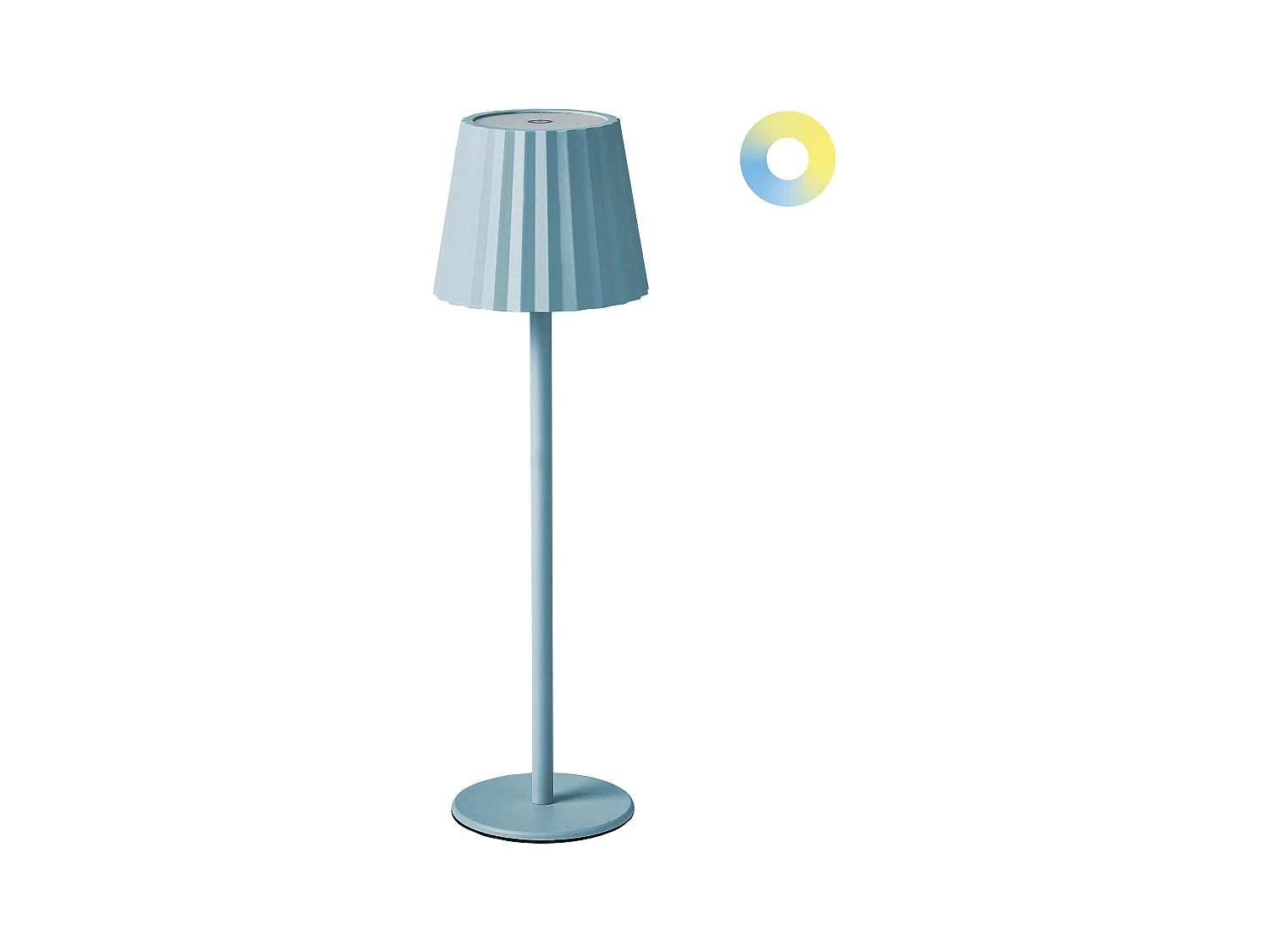 Lampe à poser POMBEIRO Métal Bleu clair