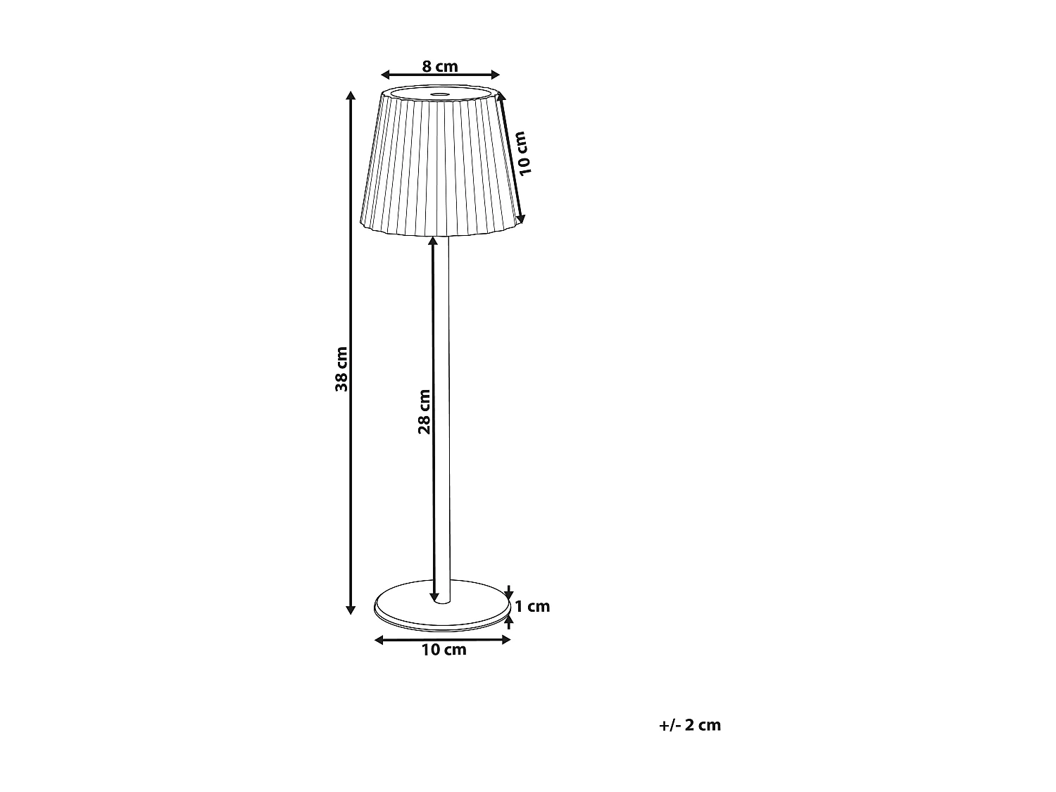 Lampe à poser POMBEIRO Métal Rose pastel