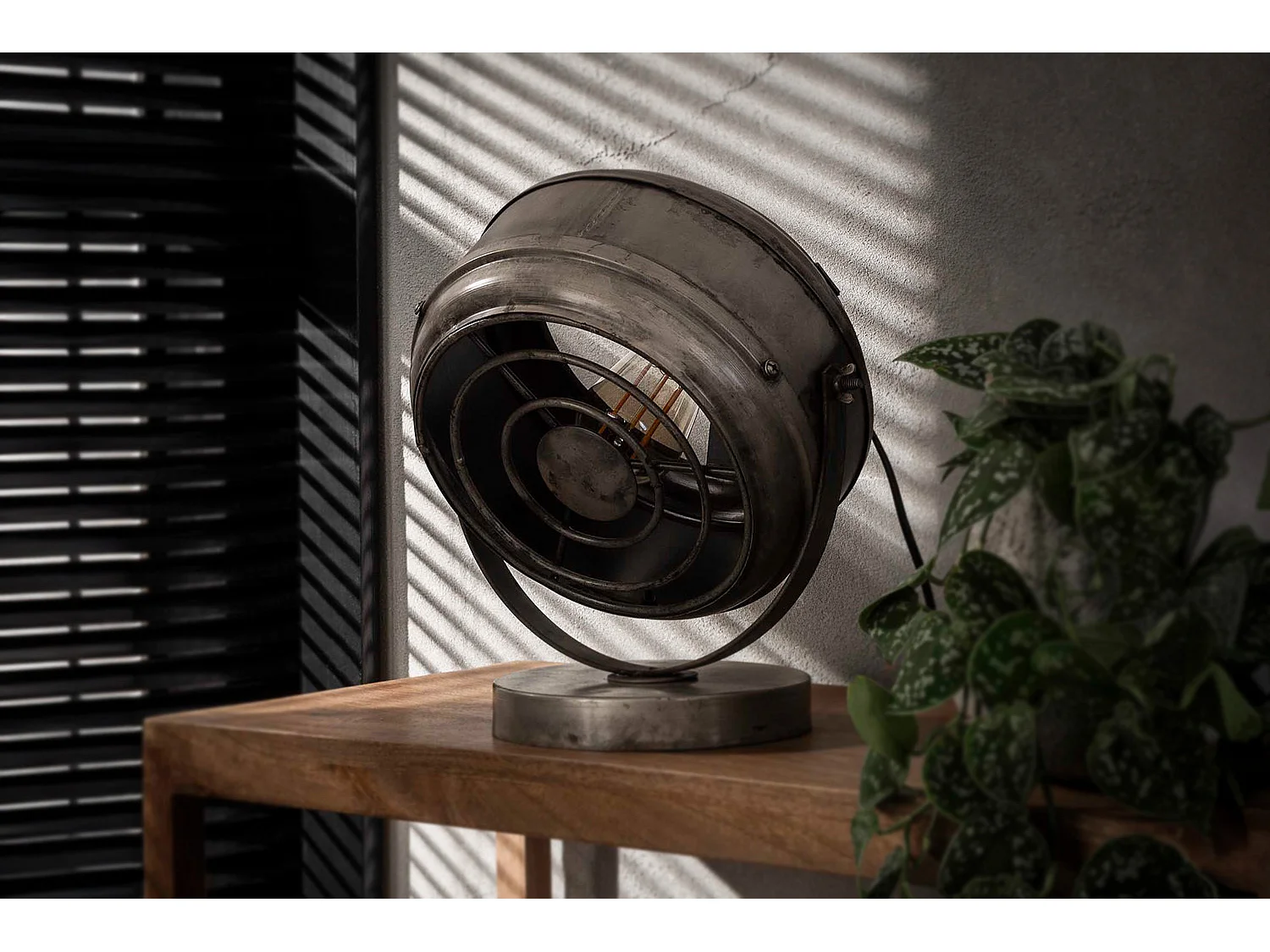 Tischlampe - Silber Metall -  - KONYA