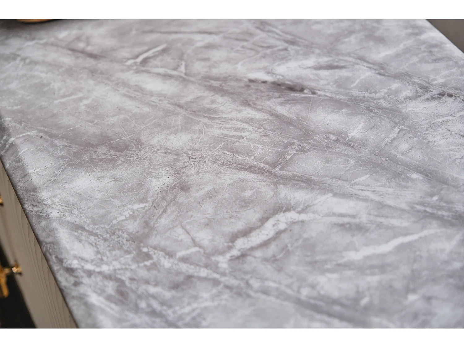 Buffet - blanc similicuir - MARIA