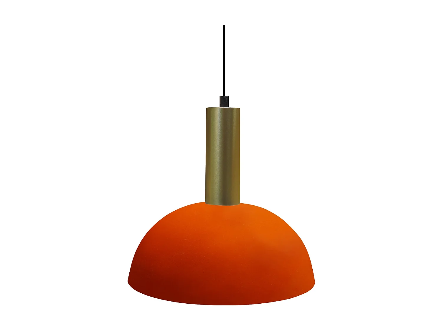 Suspensión  TOSEL ,metal,Naranja,A110xD24xP24cm