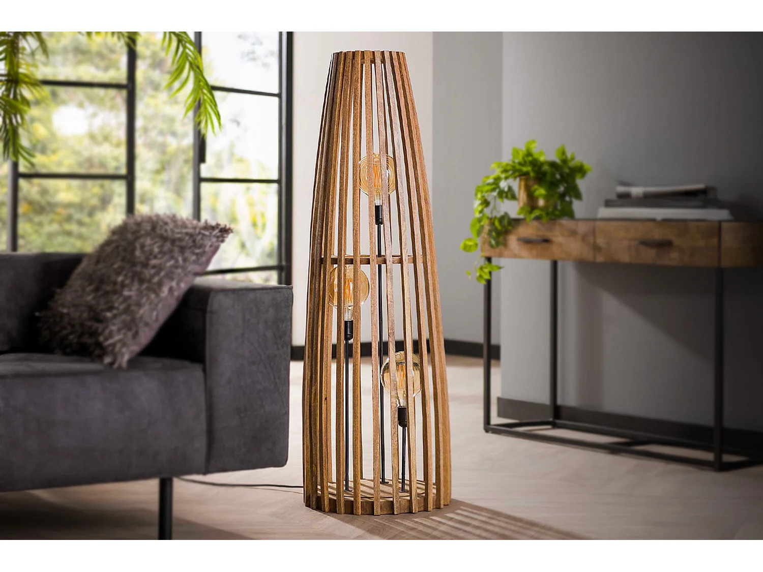 Stehlampe - Holz Holz -  - LECCE