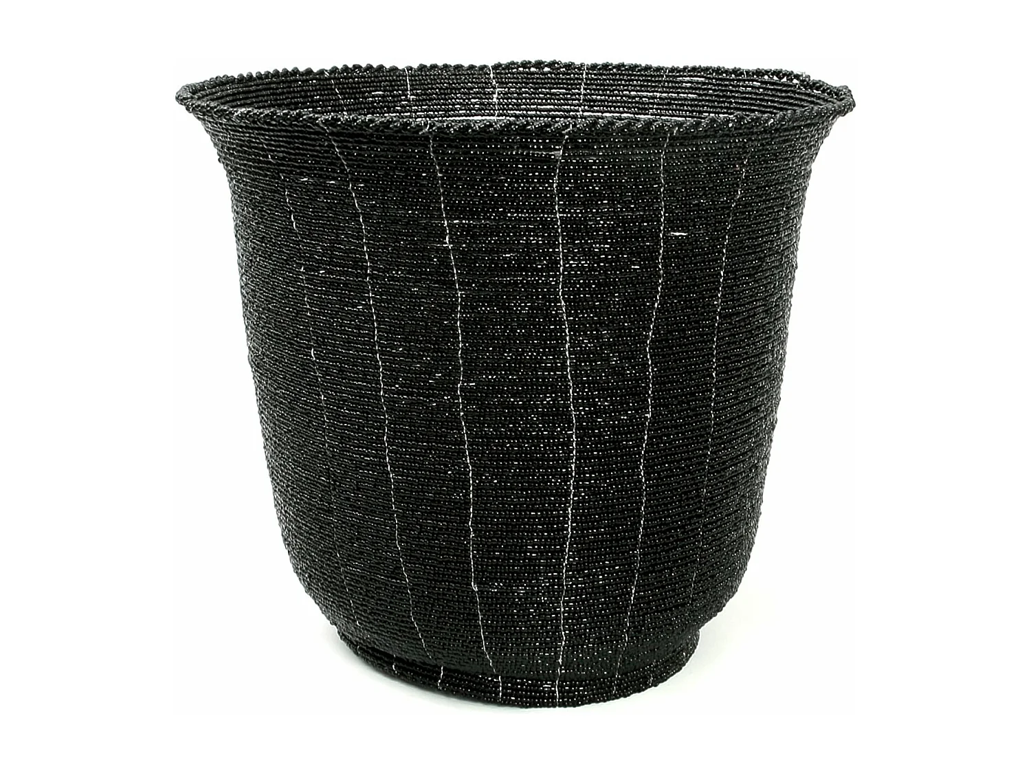 El Cuenco Alto Beaded - Negro - L