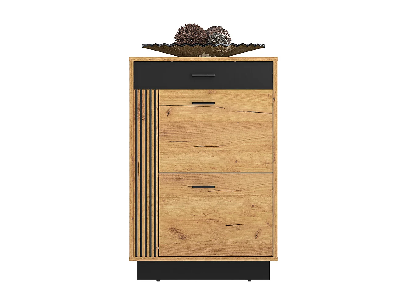 Mueble zapatero 2 puertas 1 cajón Nilo Madera